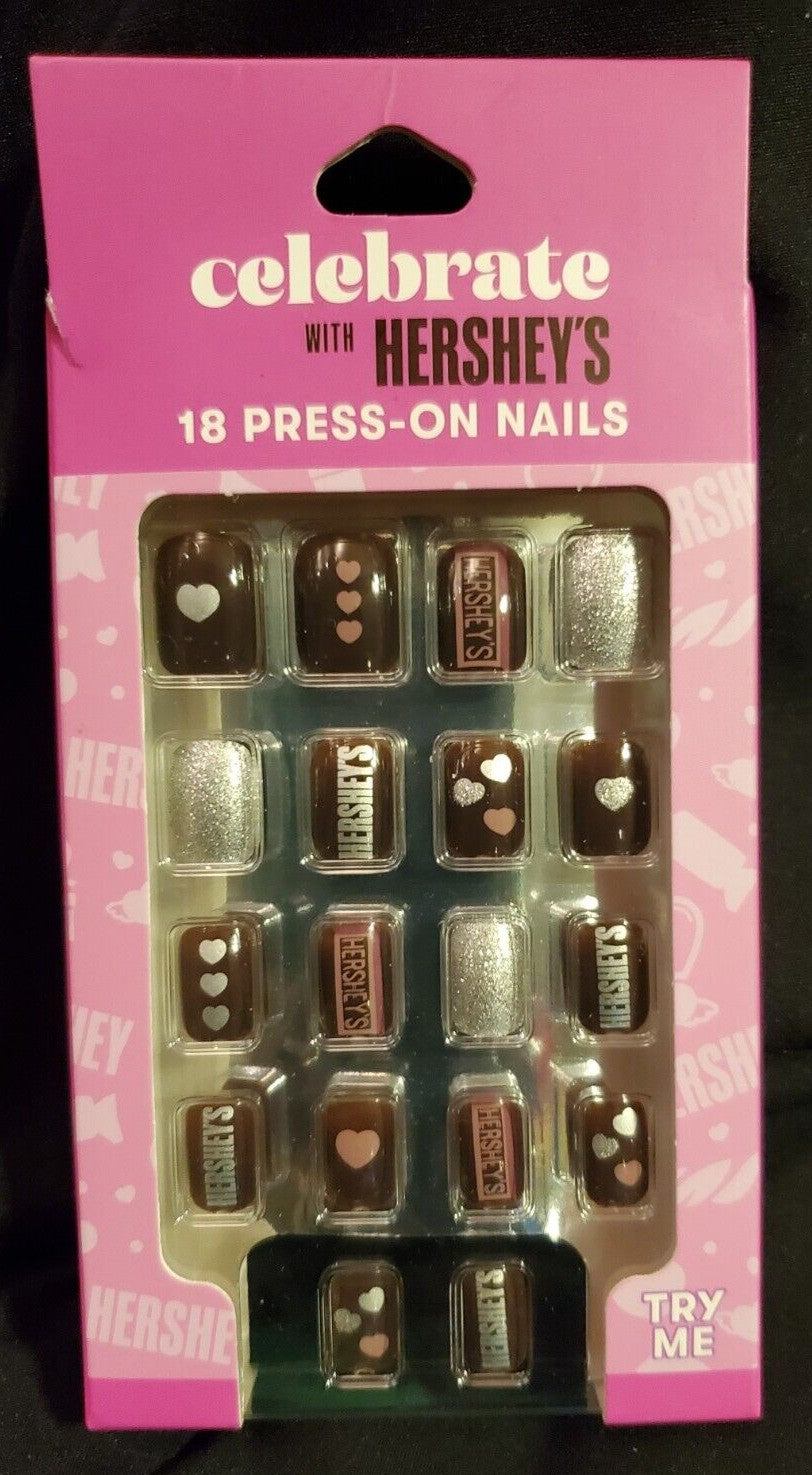 HERSHEY'S Press-on-Nails - 18pc - Bellso